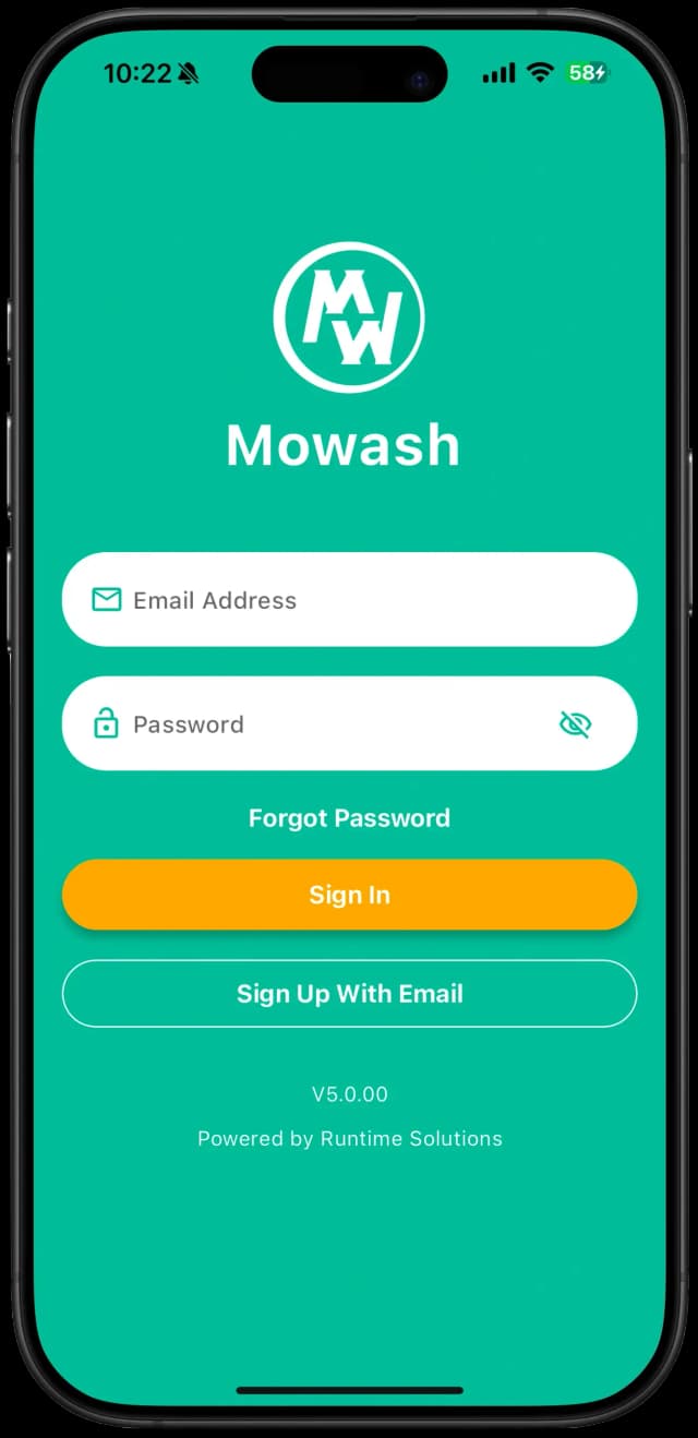 Mowash Mobile App